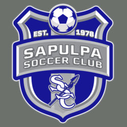 Sapulpa Soccer  - Ladies Heather Colorblock Contender ™ Polo Design