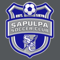Sapulpa Soccer  - Performance Fleece 1/4 Zip Pullover Sweatshirt Design